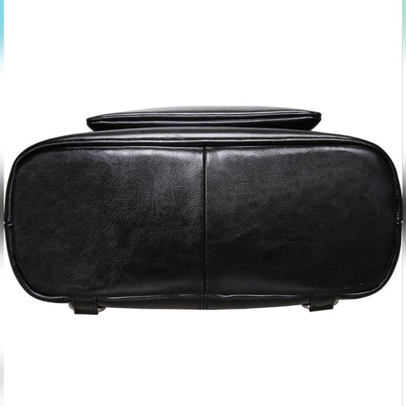 HESHE Backpack Leather Backpack Purse Convertible Designer Bag Pack For Work - Picture 7 of 7